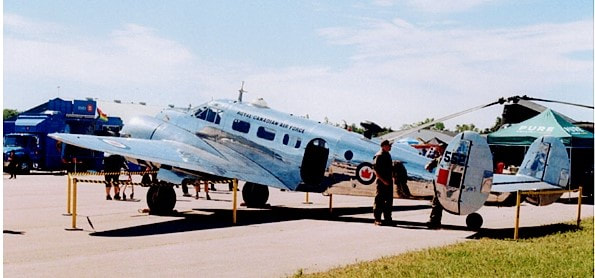 Beech Expeditor ‘Canadian Queen’ owned by Dave Hewitt of Woodstock, ON was on static display at CFB Borden