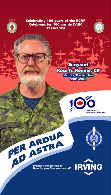 Sgt Ross A. Rennie, CD from Halifax/Fredericton, NB: 1981-2023