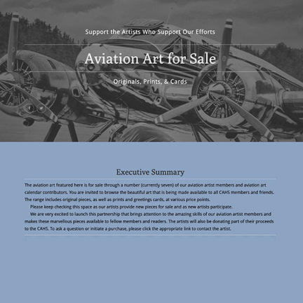 Aviation Art by Special Arrangement with Participating Artists
