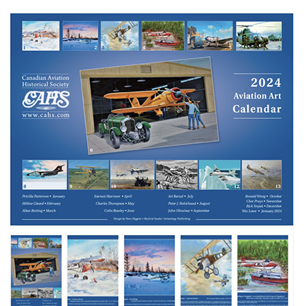 CAHS 2024 Aviation Art Calendar shop page