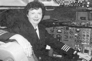 Rosella Bjornson, Canada's first female airline captain.